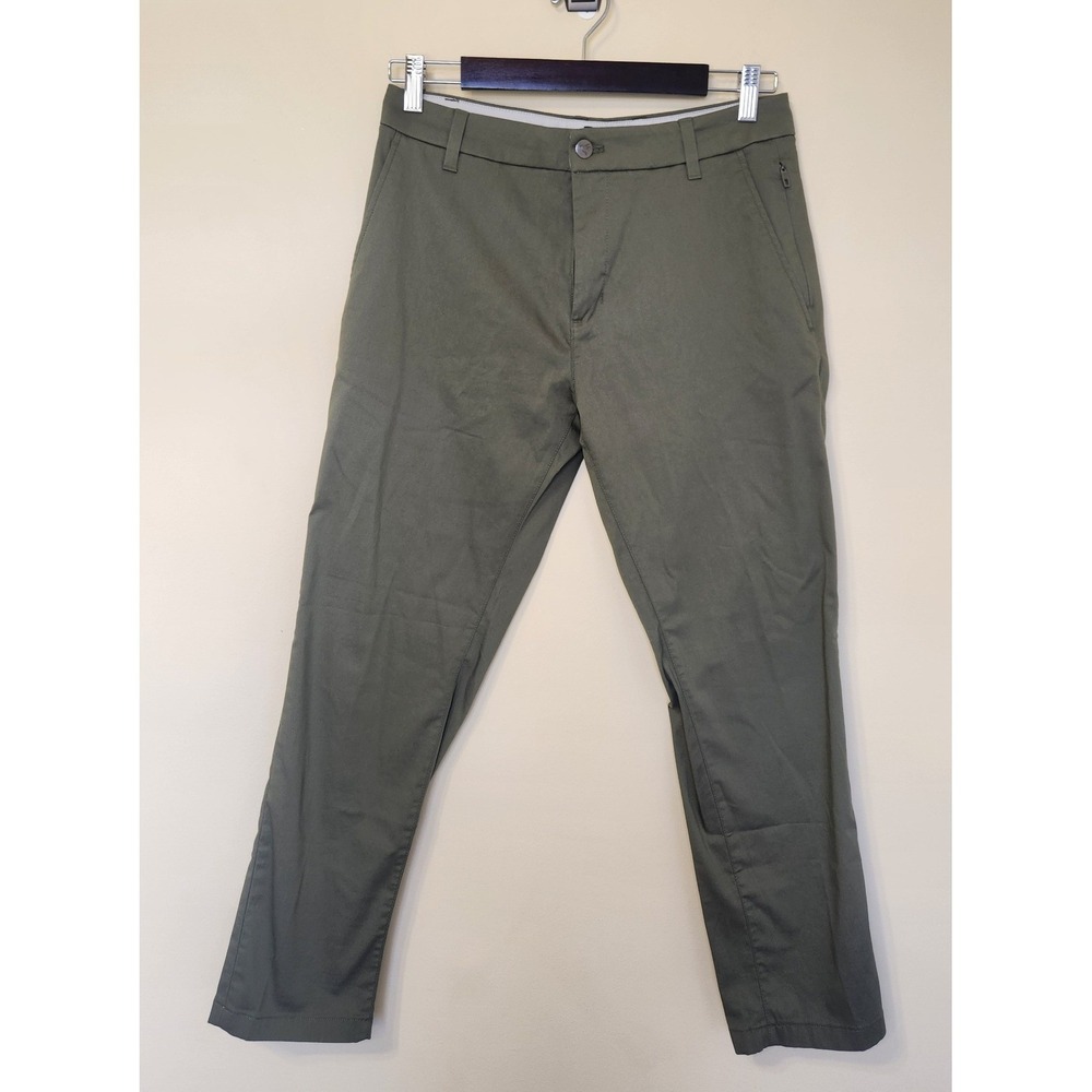 Birddogs Mens Chino Pants 30X28 Olive Green Stretch Unlined Performance Chinos